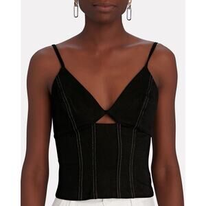 VIKTORIA & WOODS Rumble Bustier Crop Top Size 6 (MSRP $295)